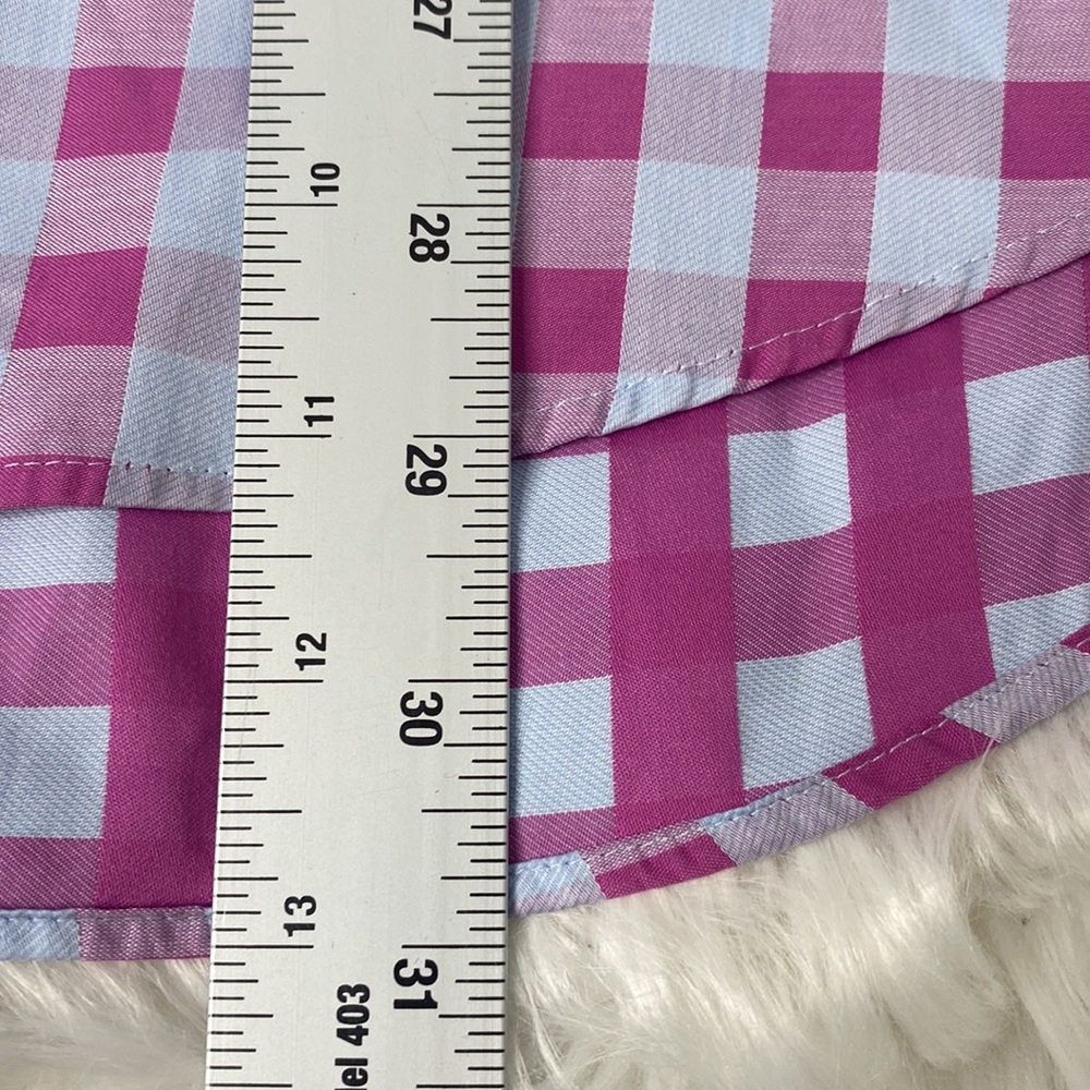 Bugatchi Uomo Checkered Button Down Shirt Large - image 8